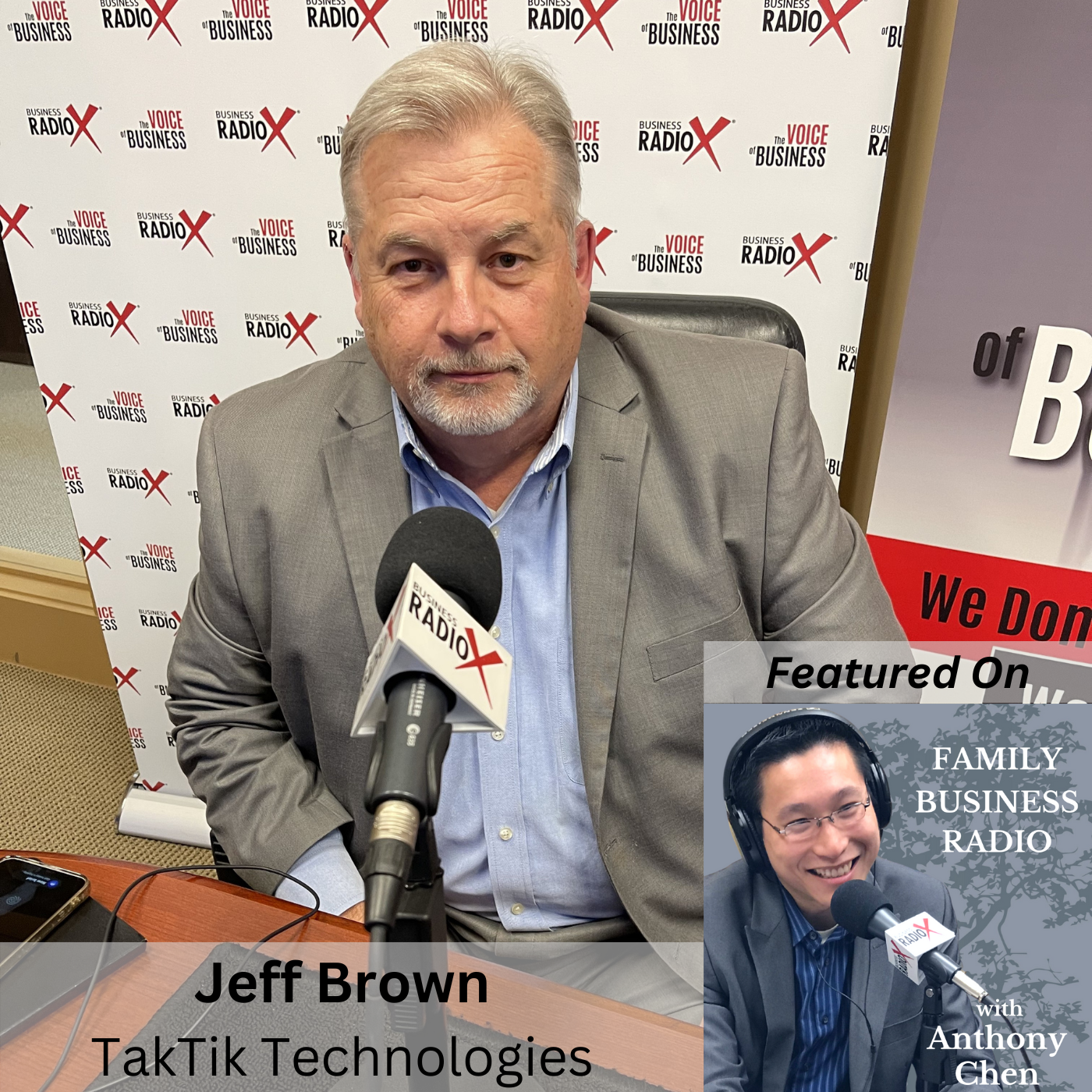 Jeff Brown of TakTik Technologies on Family Business Radio with Anthony Chen